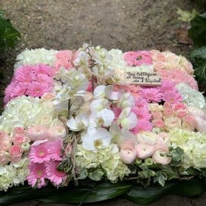 Carr&eacute; de fleurs